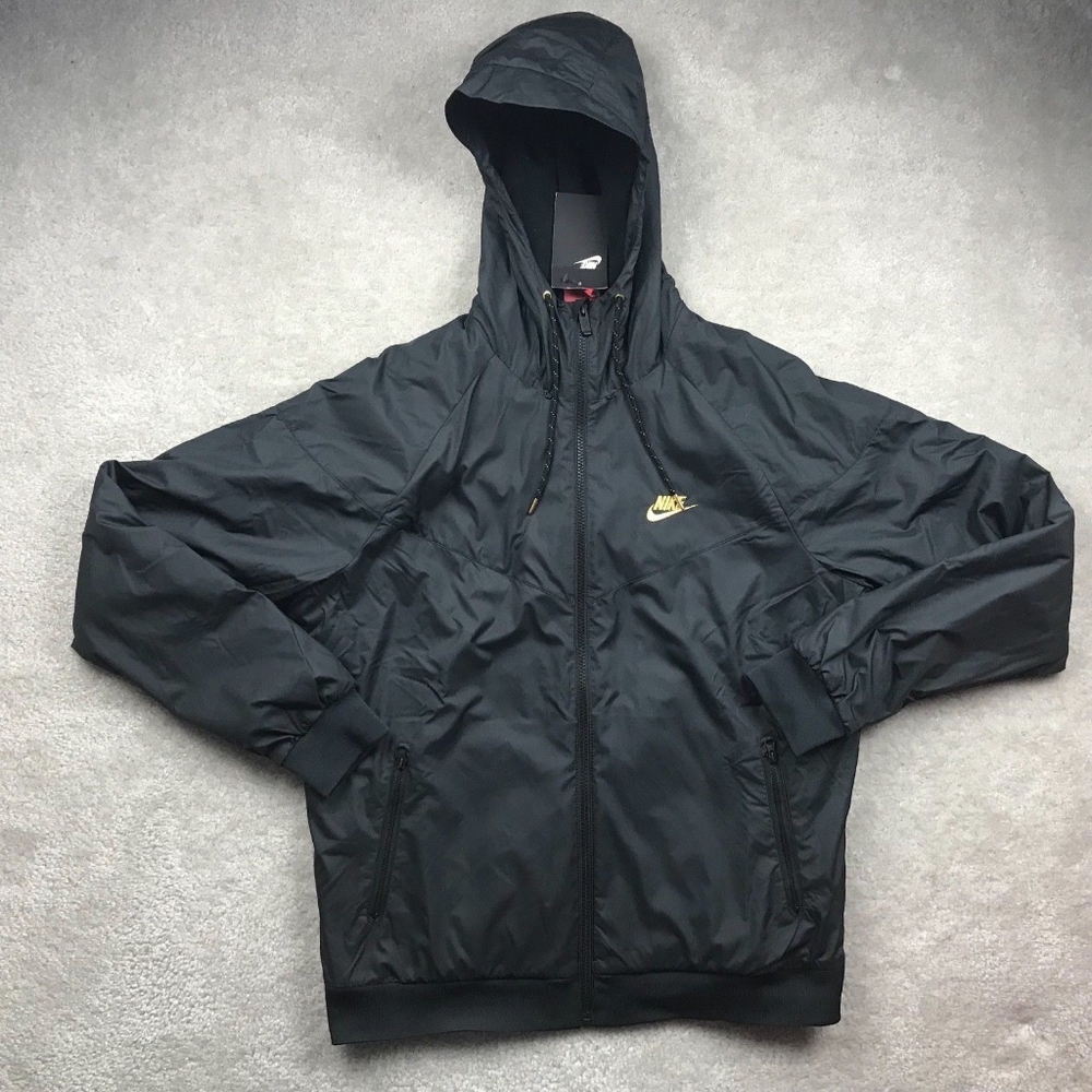 Nike Winterized Windrunner Black Gold Jacket
